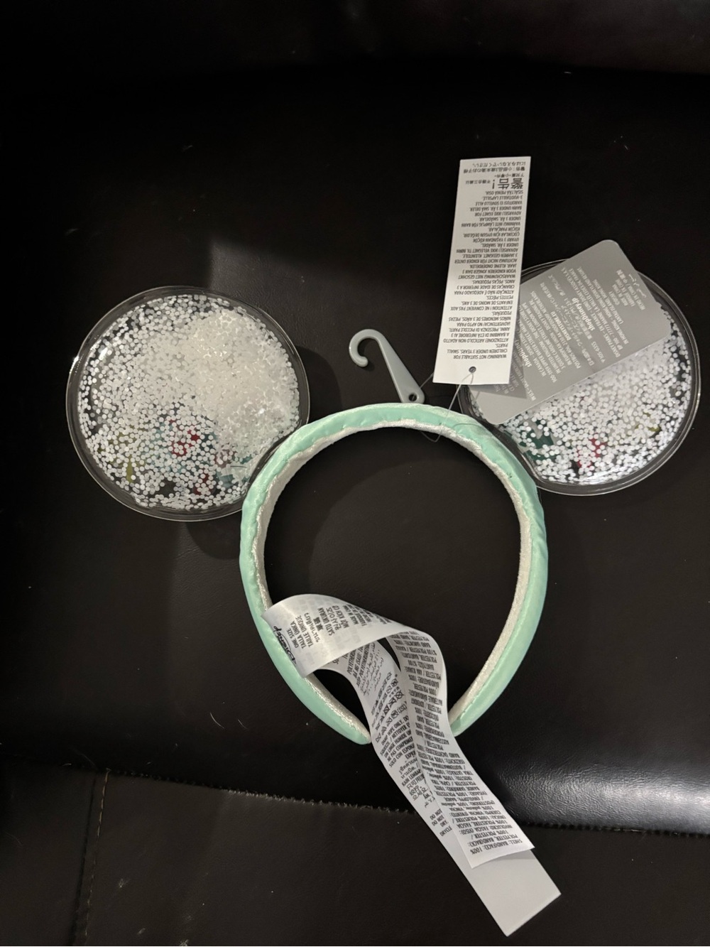 Disney Mint Green Snow Globe Ear Headband